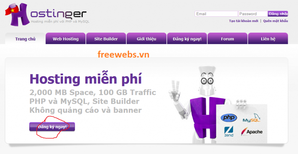 host miễn phí tốt nhất