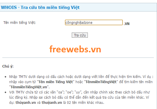 Ten mien mien phi