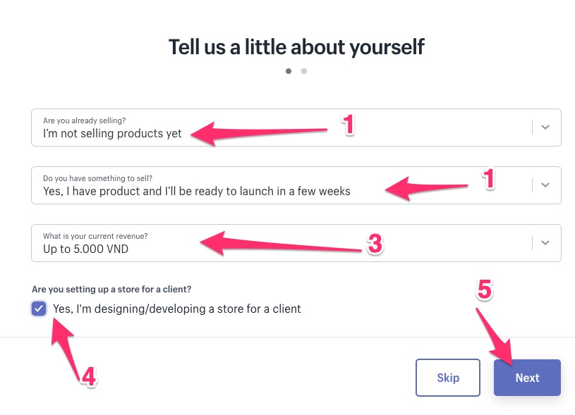 Tạo website bán hàng.