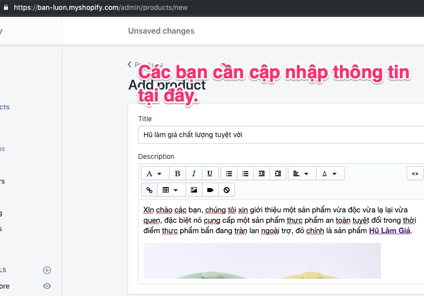 Các tạo website bán hàng 