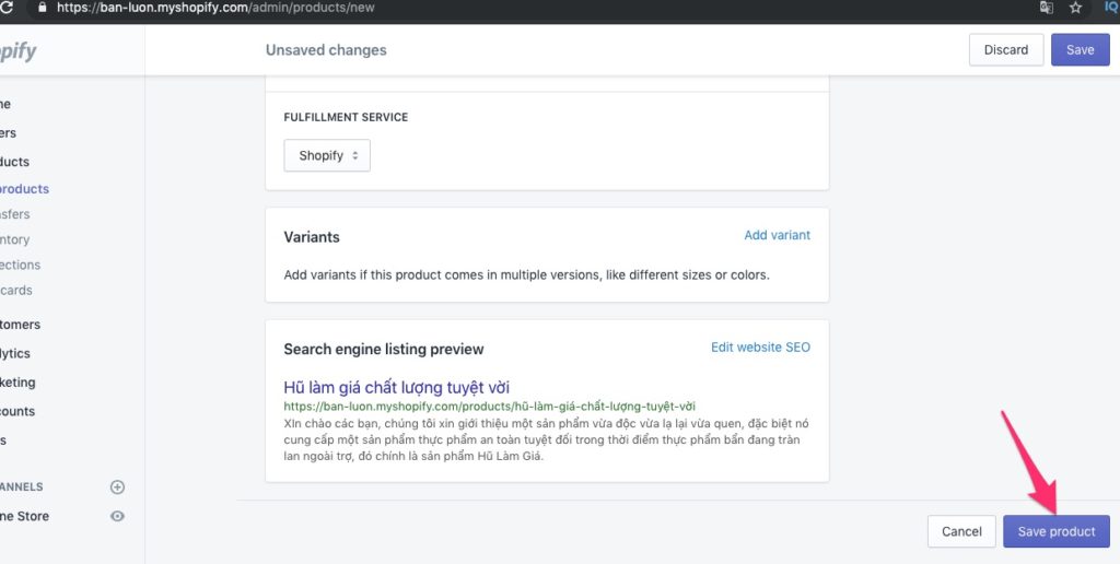 Cách tạo website bán hàng