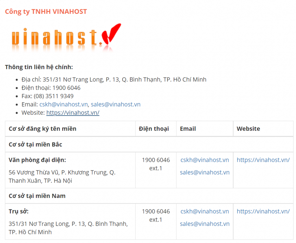 Top nhà cung cấp tên miền